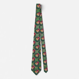 Gravata Nine Ball in Wreath Pattern on Green