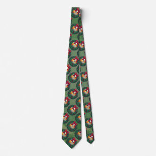Gravata Nine Ball in Wreath Pattern on Green