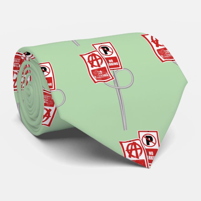 Gravata No parking anarchy sign (Rolled)