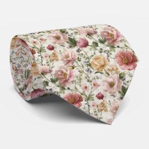 Gravata Noiva Floral Prado Macio Personalizada