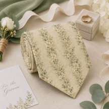 Noivo de Casamento de Jardim Floral Verde Salvia L