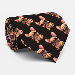 Gravata Nome Personalizado Bulldog Francês Pet Cão Animal
