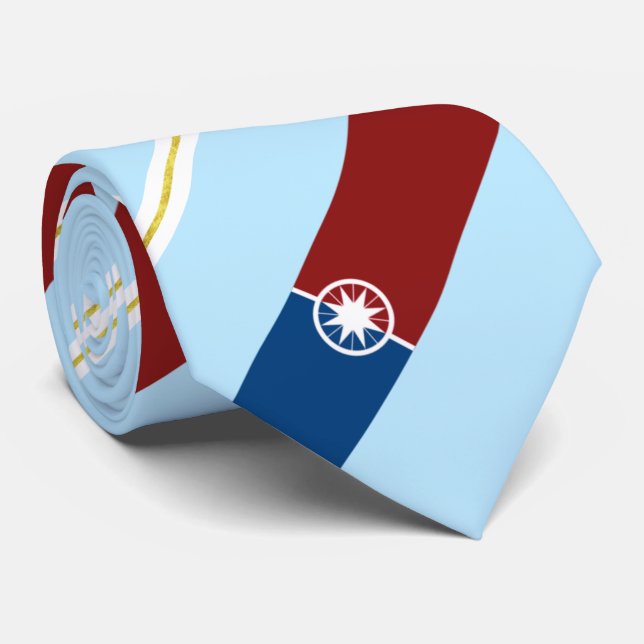 Gravata Norman (Oklahoma), bandeira municipal Neck Tie (Rolled)