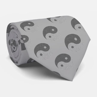 Gravata Notas Musicais Yin Yang