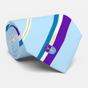 Gravata Nova Rochelle (Nova Iorque), bandeira da cidade, N