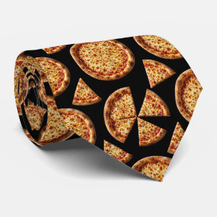 Gravata Novidade Pizza de Queijo Comida Rápida