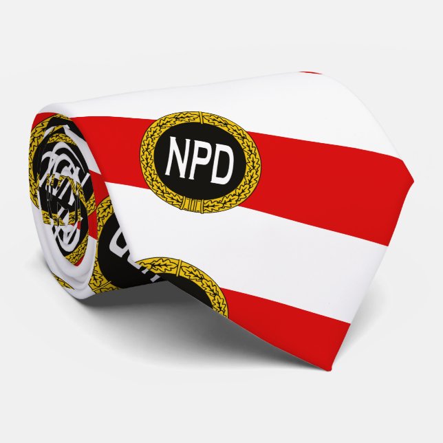 Gravata NPD:Alemanhas de Partei Nacional-Demokratische (Rolled)