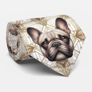 Gravata O Amante de Cachorro Divertido   Pai de Cachorro B