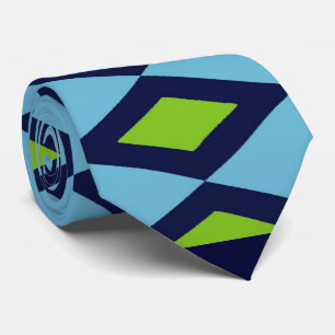 Gravata O azul retro, laço dos carvões, 2 tomou partido