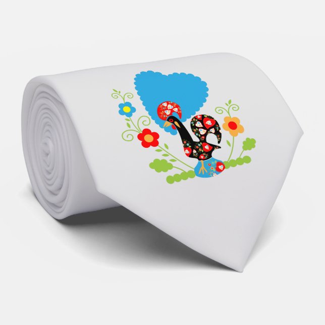 Gravata O Galo Português (Rolled)
