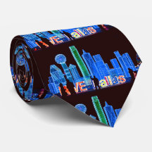 O laço dos homens da skyline de Dallas