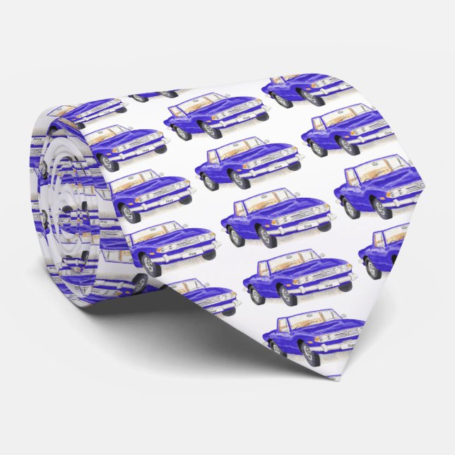 Gravata O laço dos homens do veado de Triumph, azul (Rolled)