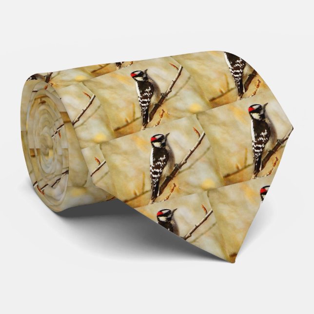 Gravata O laço dos homens Downy Textured do pica-pau (Rolled)