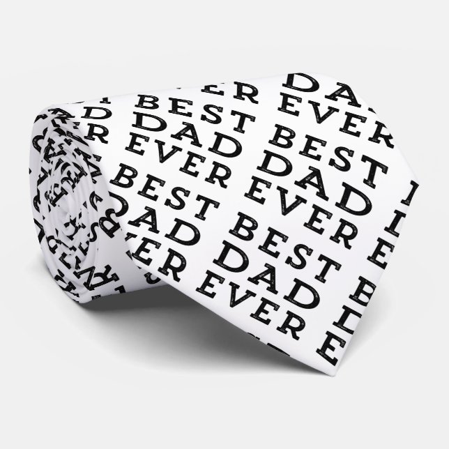 Gravata O melhor pai nunca (Rolled)
