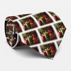 Gravata O Natal Candles o laço dos homens