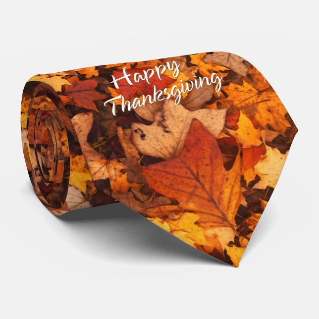 Gravata O outono sai 6 vezes (Rolled)