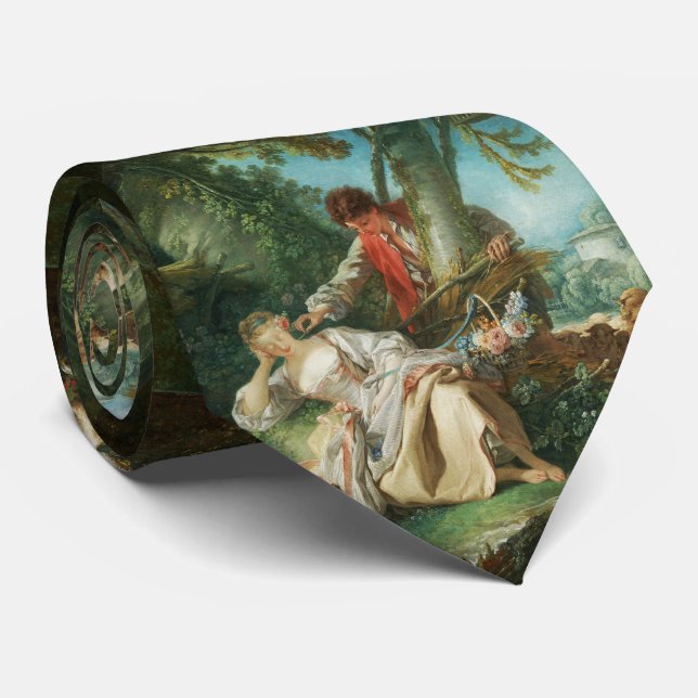 Gravata O Sono Interrompido por François Boucher (Rolled)