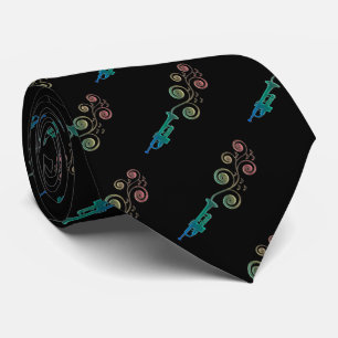 Gravata O teste padrão da trombeta do arco-íris deixou lá