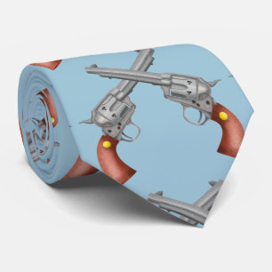 Gravata O Velho Oeste Revolve Ilustração Realista