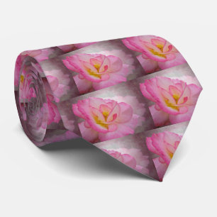 Gravata O Victorian cor-de-rosa aumentou