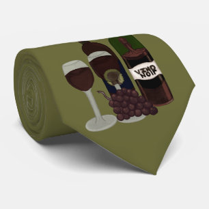 Gravata O Vixen do Vino - (a beleza na garrafa)