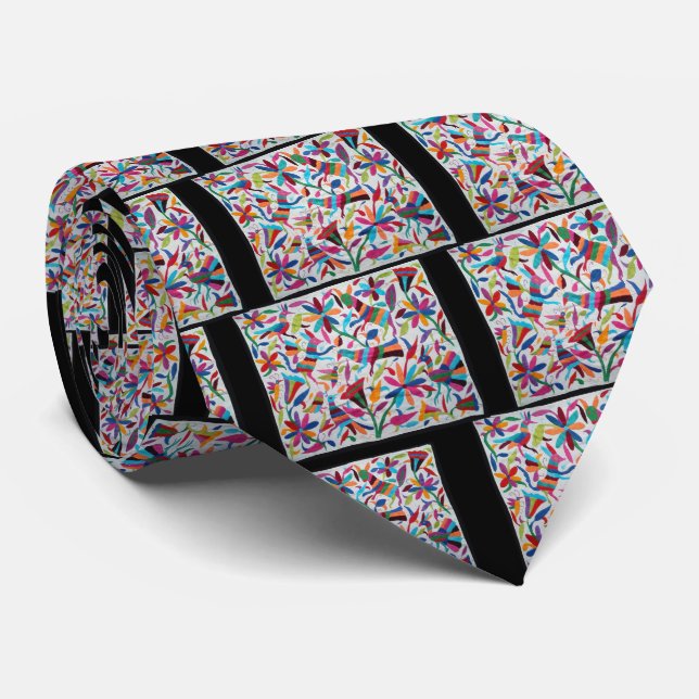 Gravata Oaxaca México Boho étnico latino-americano maia (Rolled)