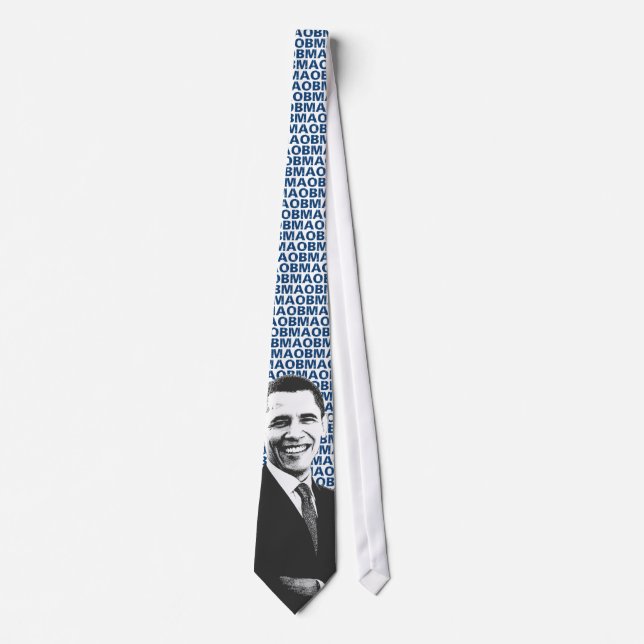 Gravata Obama Barack - laço (Frente)