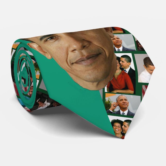 GRAVATA OBAMA COLLAGE (Rolled)