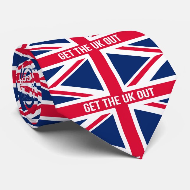 Gravata Obtenha O Reino Unido fora da UE (Rolled)