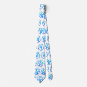 Gravata Ocean Blue Tribal Tartaruga Cabo San Lucas