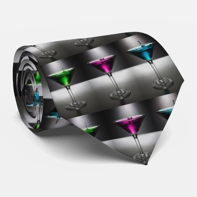 Gravata Óculos Martini (Rolled)