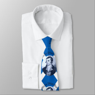 Gravata Oidhche Bhlas Burns Gaélico Azul y Saltire