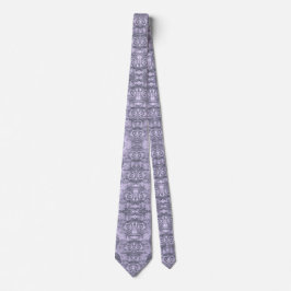 Gravata Old Floral Pattern revisited transformed Mauve Tie