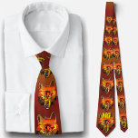 Gravata Olho Sunset de Wolf 2106<br><div class="desc">Pintura da coleção "Sunset Eye 2106" Atualize o seu guarda-roupa com uma gravata personalizada. Combine qualquer terno, camisa vestida e ocasião. Vista no escritório ou em uma noite na cidade. Personalize na página do produto ou clique no botão "Personalizar" para obter mais opções de design. Design criou da minha pintura...</div>