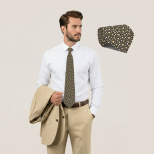 Gravata Olive Geometry Luxe