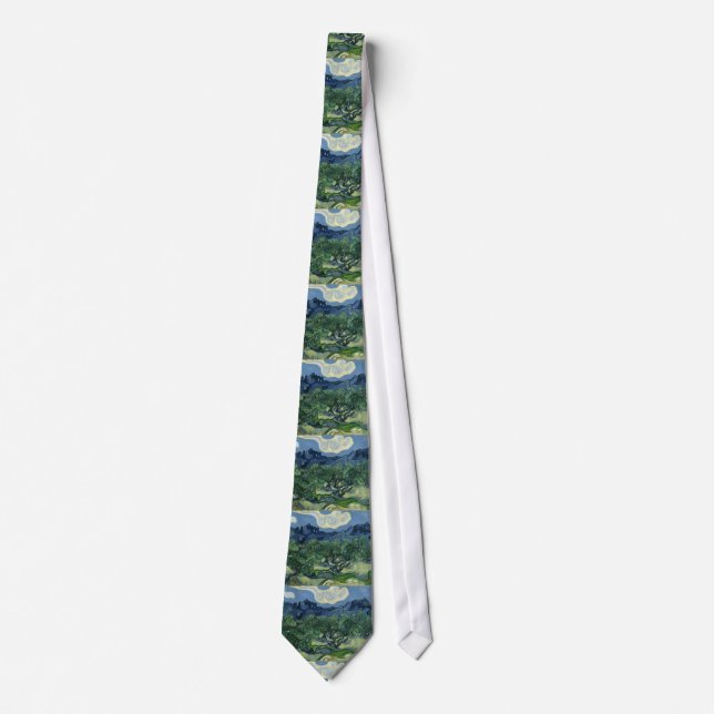 Gravata Oliveiras de Van Gogh Neck Tie (Frente)