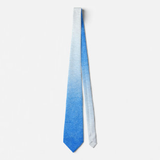 Gravata Ombre Blue e White Dive em matizes sonhadoras