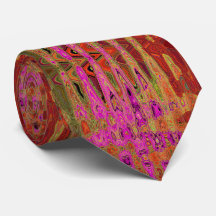 Ondas Atômicas Abstratas Groovy Rosa Quente Retro