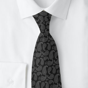 Gravata Onyx Paisley