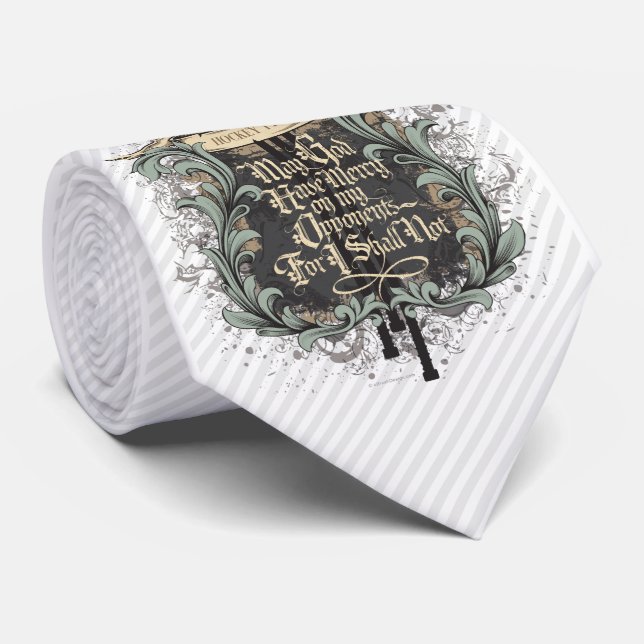Gravata Oração de Hóquei (com número de jogador) (Rolled)