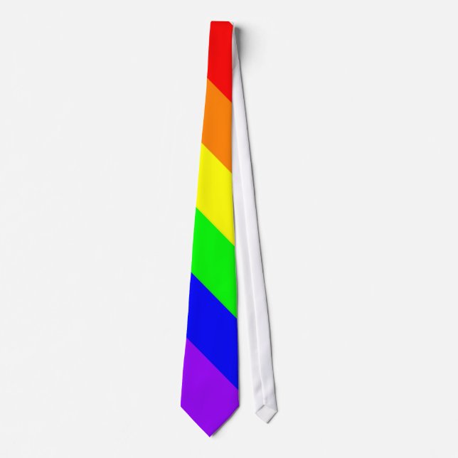 Gravata Orgulho gay Rainbow Neck Tie (Frente)