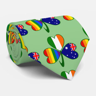 Gravata Orgulho gay-Shamrock australiano