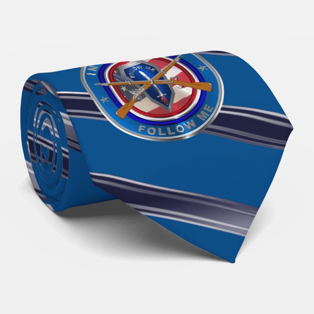 Gravata Orgulhoso Veterano do Exército Infantaria  (Rolled)