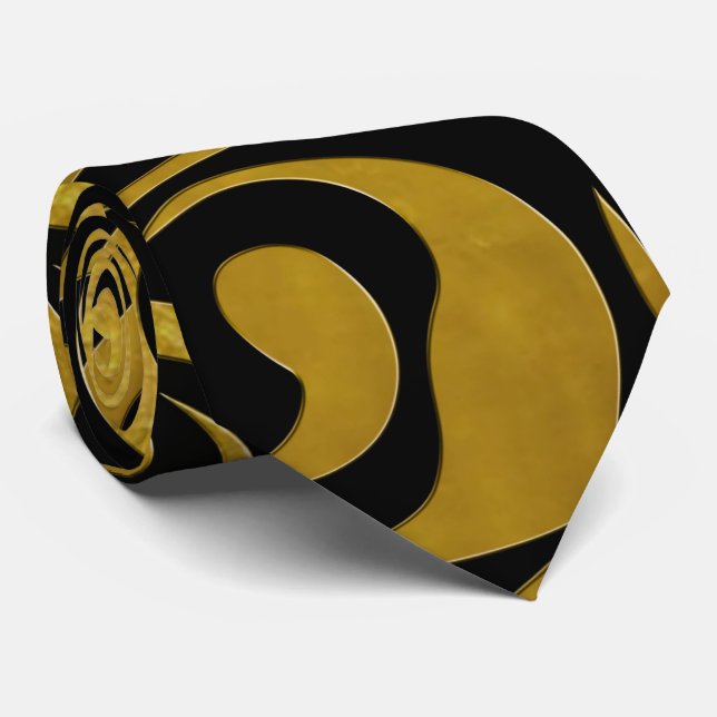 Gravata ornamentado dourado (Rolled)