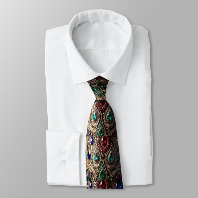 Gravata Ornamentado Elegante (Amarrado)