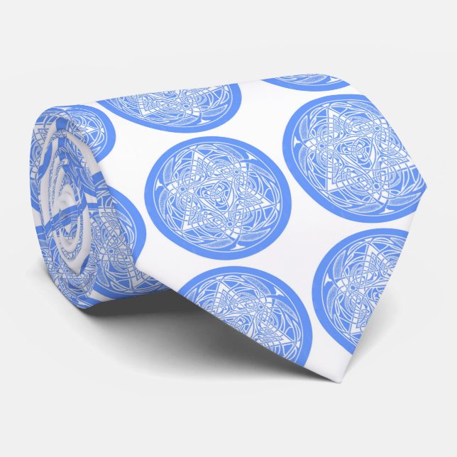 Gravata Ornamentado Star de David (Rolled)