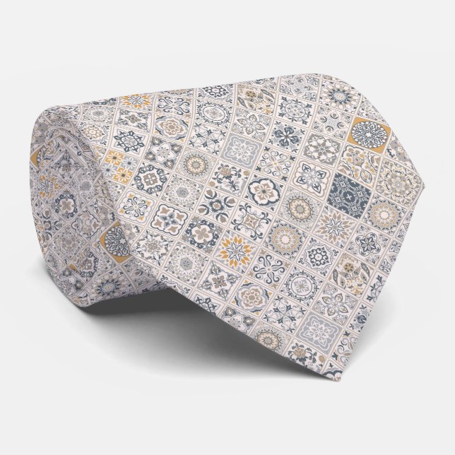 Gravata Ornamento tradicional português e espanhol Boho (Rolled)