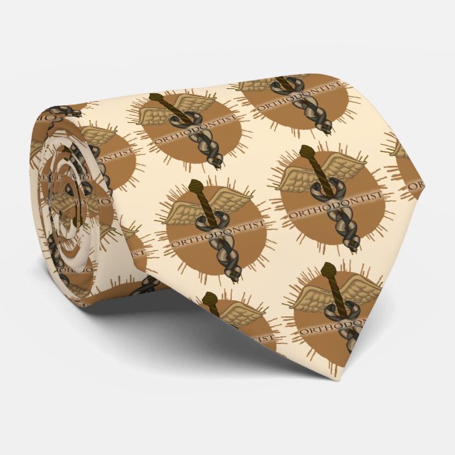 Gravata Ortodontista Caduceus (Rolled)