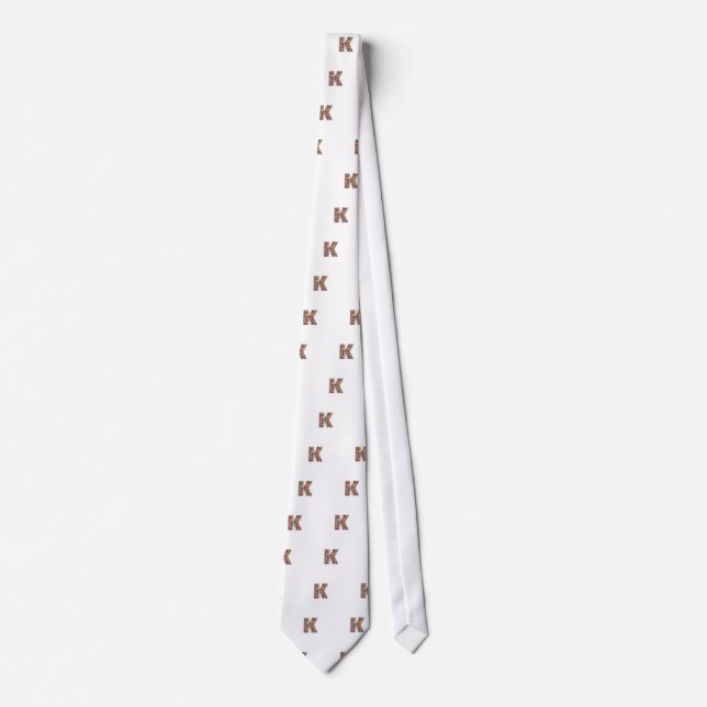 Gravata Os alfabetos do PPP do ooo do nnn do lll mmm de (Frente)