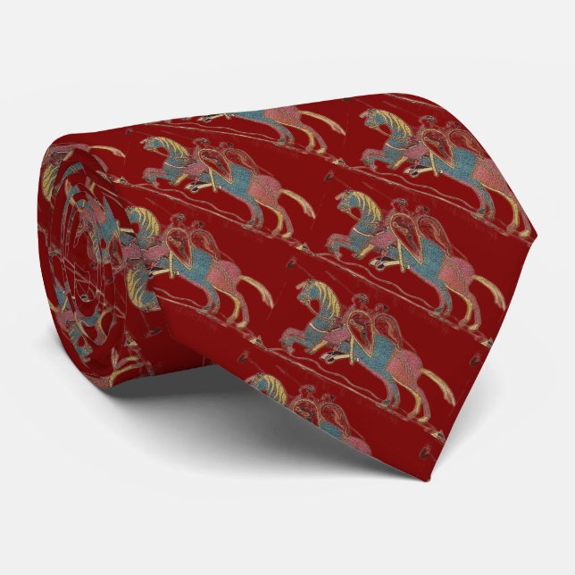 Gravata Os mensageiros de William - Bayeux Tapeçaria (Rolled)